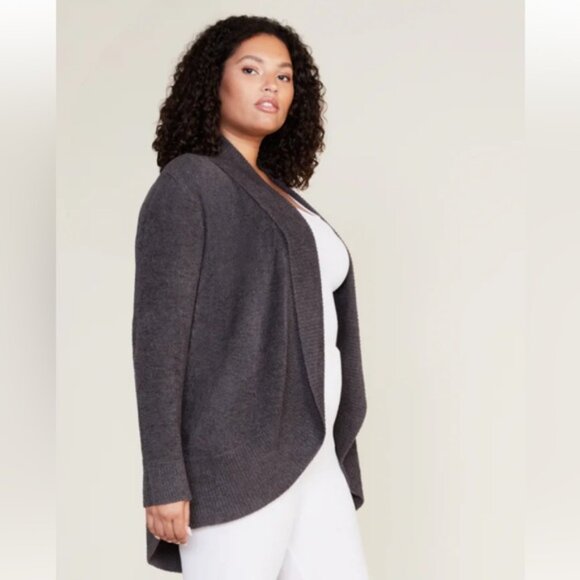 Barefoot Dreams Cozy Chic Lite Circle Pockets Cardigan Jacket Cozy Minimalist S - Picture 6 of 16